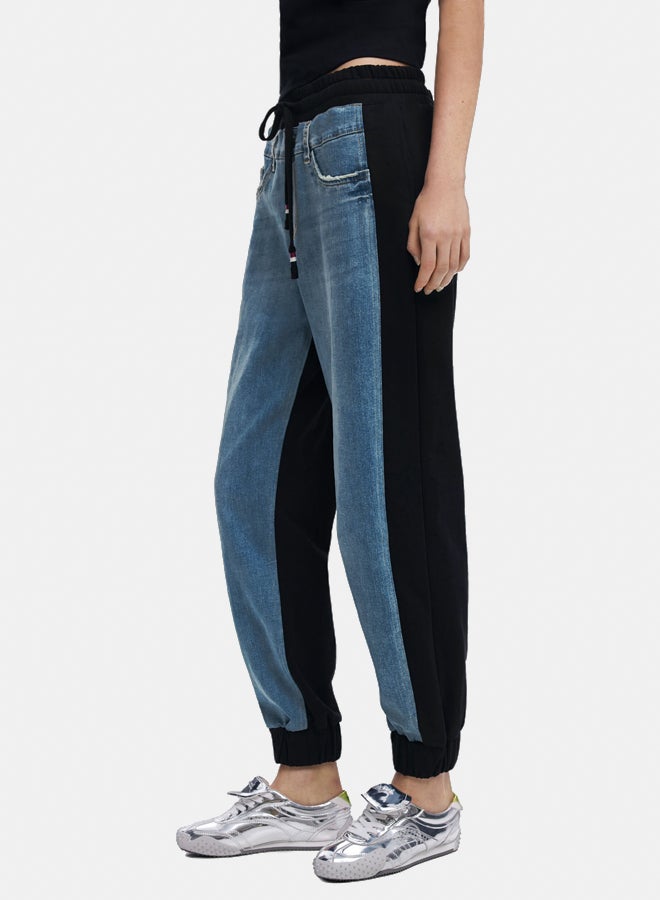 DESIGUAL Contrast jogger jeans - Image 5