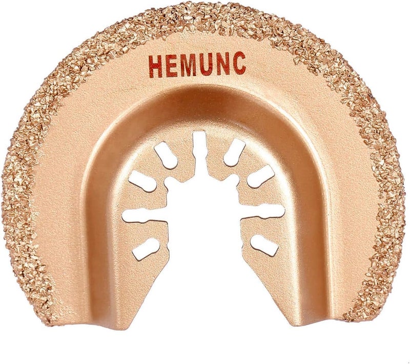 HEMUNC 5pcs Mixed Universal Carbide oscillating Tool Blades Set for Tile Grout Mortar Concrete Masonry - Image 4