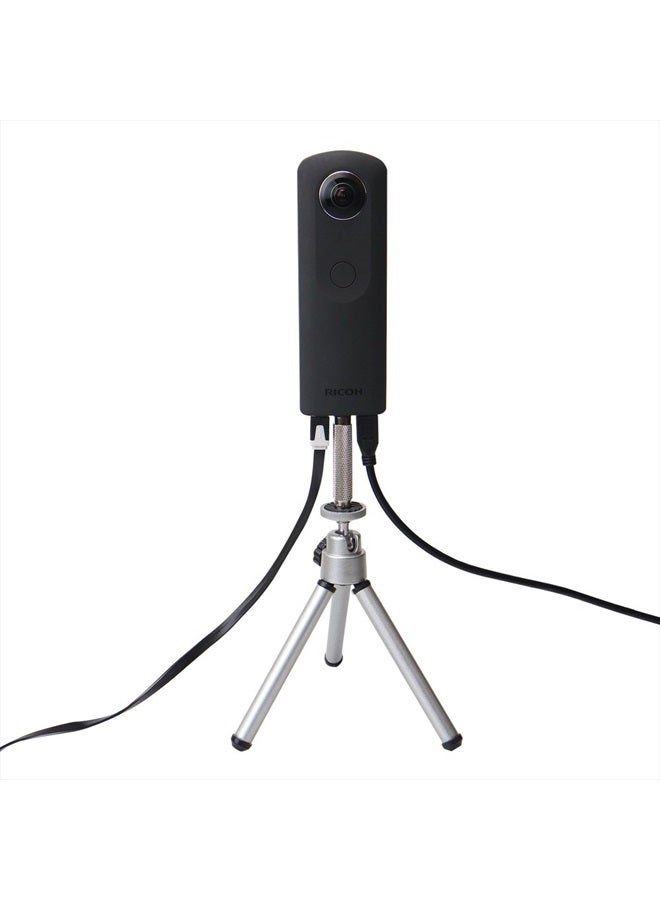 Koroao محول برغي توسيع 1/4 ثلاثي القوائم لكاميرات Ricoh Theta X 360 و S و SC و SC2 و V و Z1 و Insta360 ONE R و X وأي كاميرات أخرى مع برغي 1/4 لتفعيل منفذ USB / HDMI (2.24 بوصة) - Image 4