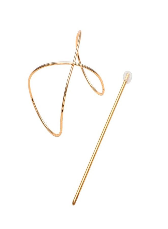 SOHI Women's The Wrap Hair Pin For Casual Wear | California Gold Colour | Alloy Material | Pin Closure | N/A Hair Accessories | Hair Pin For Women & Girls - Image 1