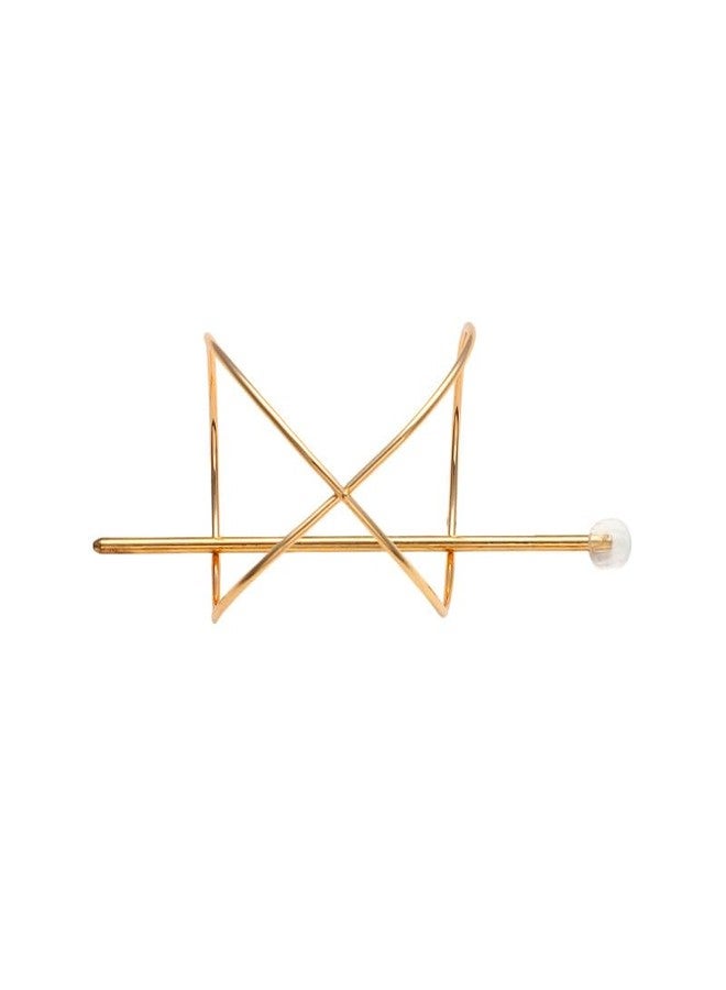 SOHI Women's The Wrap Hair Pin For Casual Wear | California Gold Colour | Alloy Material | Pin Closure | N/A Hair Accessories | Hair Pin For Women & Girls - Image 4