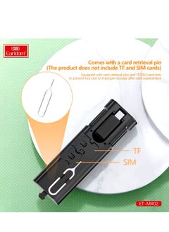 أيرلدوم MR02 صندوق تخزين محول USB من Earldom وكابل من النوع C وكابل شحن سريع وكابل متعدد الوظائف وحافظة شحن  - Image 3