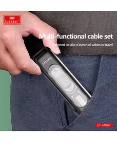 أيرلدوم MR02 صندوق تخزين محول USB من Earldom وكابل من النوع C وكابل شحن سريع وكابل متعدد الوظائف وحافظة شحن  - Image 4