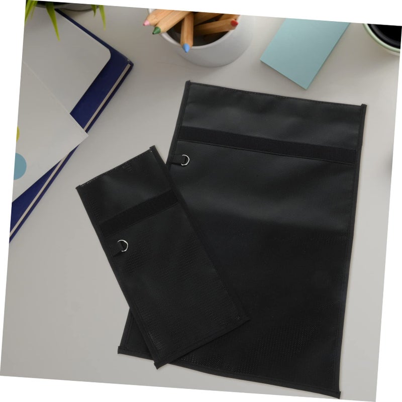 2Pcs Fireproof Waterproof Faraday Bag For Documents Phones Tracking Device Storage - Image 5
