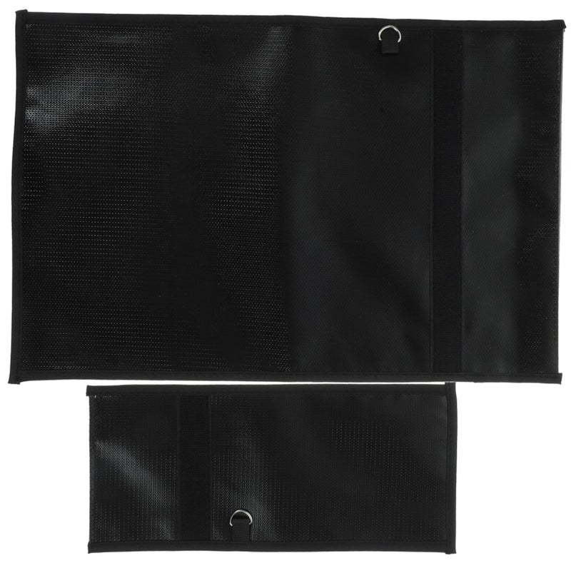2Pcs Fireproof Waterproof Faraday Bag For Documents Phones Tracking Device Storage - Image 2