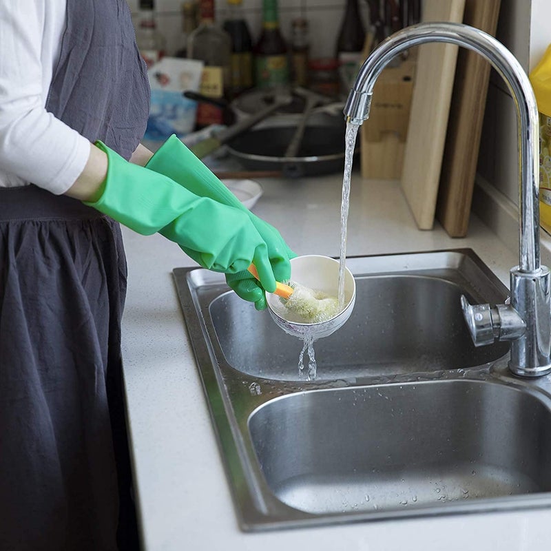 Urban Mediquip® Multipurpose Nitrile Solvent Chemical Resistant Rubber Hand Gloves Industrial Purpose Material Handling Janitorial Construction Activities - Image 4