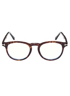 TOM FORD Unisex Round Shape Resin Eyeglass Frames - FT5891-B05649 - Lens Size: 49 Mm  - Image 2