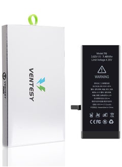 VENTESY Ultra Capacity Battery for Apple iPhone 7 - Black  - Image 2