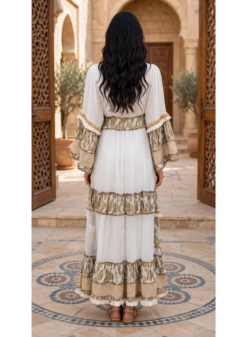 Ikkxa  Azure Bloom Grace Dress for Women | Best Price UAE