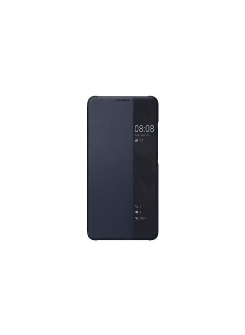 For Huawei Mate 10 Pro Leather Smart View Sensor Flip Case , With Window View , Support Sensor Feature to Wake and Sleep Mode  Compatible With Huawei Mate 10 Pro (6.0") (Blue)