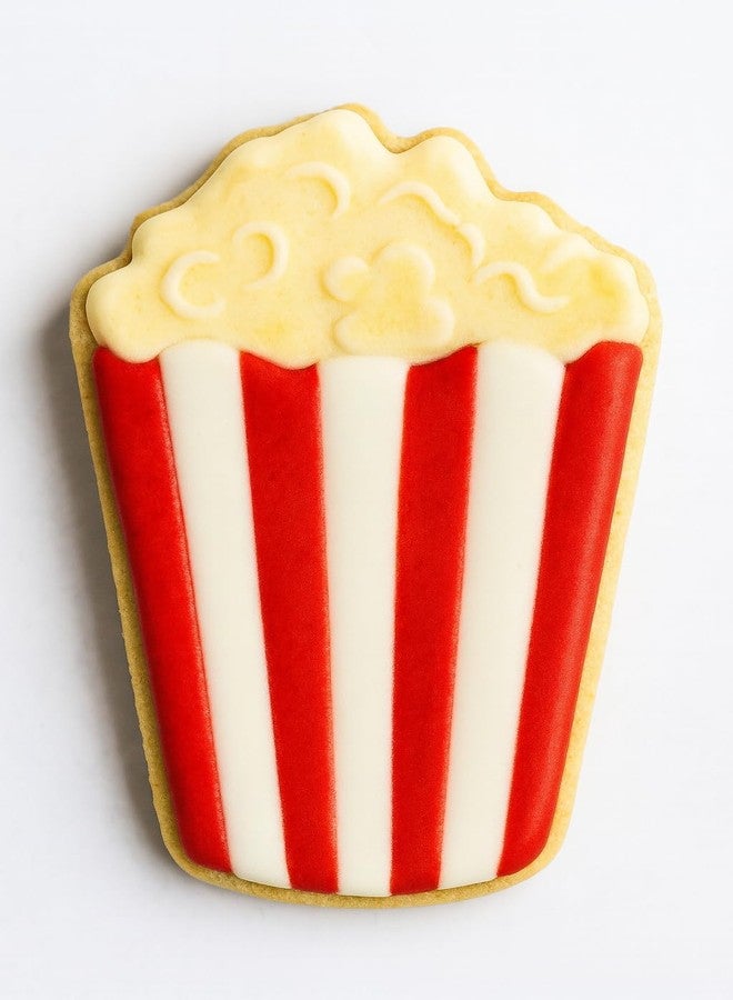 Bundle of Fun Movie Popcorn Cookie Cutter with Easy Push Design (4 inch) - Image 5
