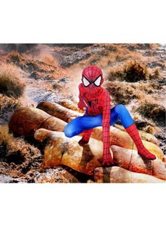 GGEROU Kids Costume Cosplay Set, 3D Style Superhero Role-playing Full Bodysuit, Kids Dress Up Spandex Jumpsuit  - Image 3