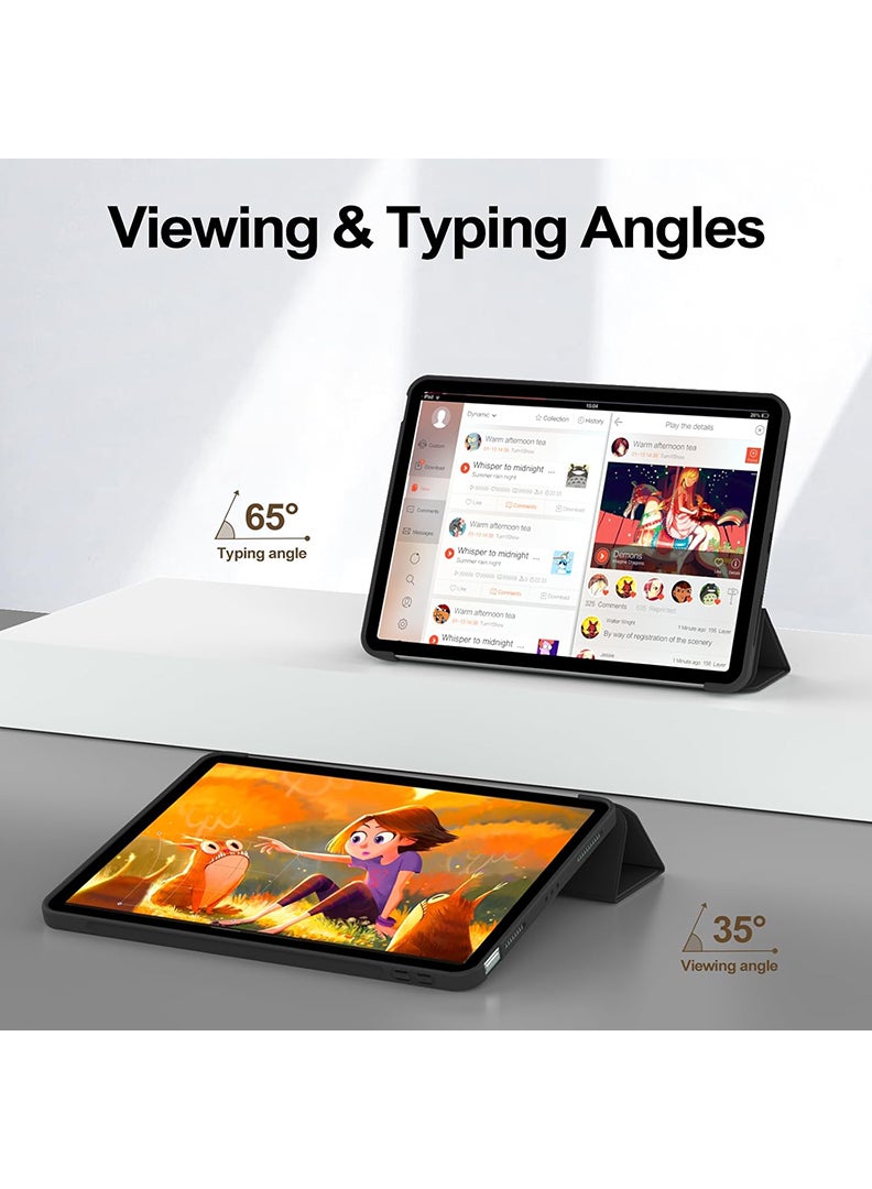 Theodor جراب واقٍ قابل للطي لجهاز Apple iPad Air 13 (2024) مع حامل ثلاثي الطيات، غطاء مقاوم للصدمات بتصميم Messi Ronaldo Goat - Image 4