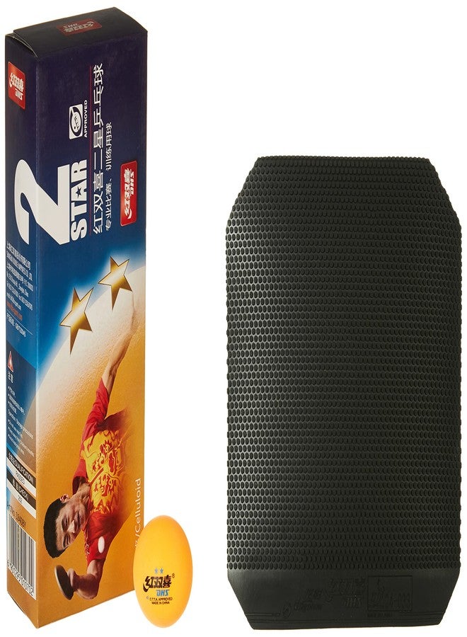 DHS TT Rubber DN DHS with TT Ball DHS 40MM 2 Star Orange (40 Pcs Box) - Image 1