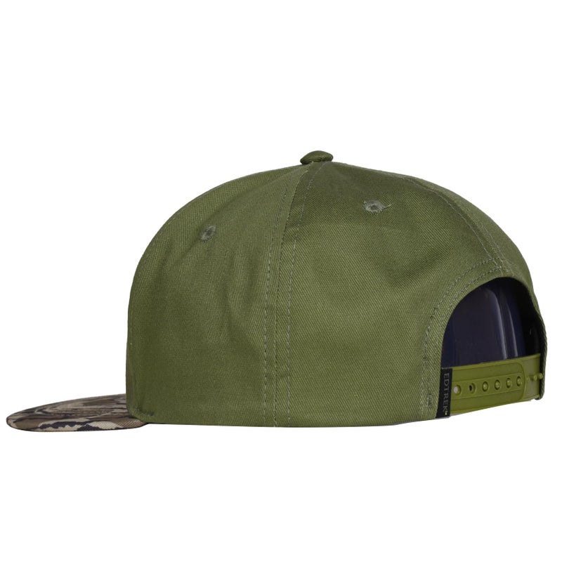 EDTREK Elite Youth Country Hat for Big Kids - Boys Snapback Hat with Flat Brim (Gobble - Olive Bottomland Camo) - Image 5