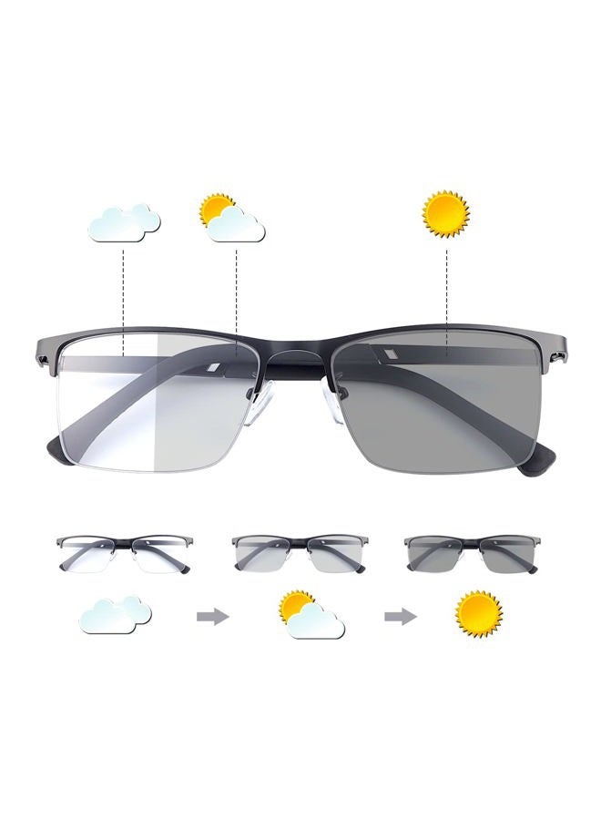 MIRYEA Photochromic Progressive Multifocus Reading Sunglasses UV400 Protection Multifocal Trifocal Transition Sun Readers Blue Light Blocking Computer Glasses for Women and Men Anti Glare Eyeglasses - Image 1
