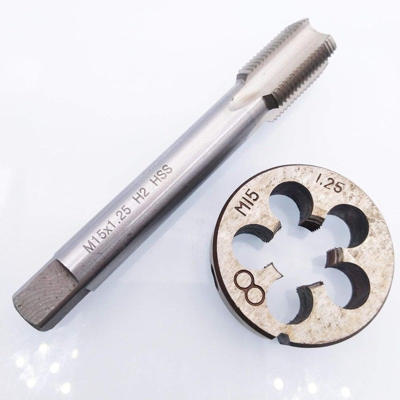 Yodaoke صنبور HSS M15 x 1.25mm وموتور M15 x 1.25mm خيط متري يدوي يمين - Image 3