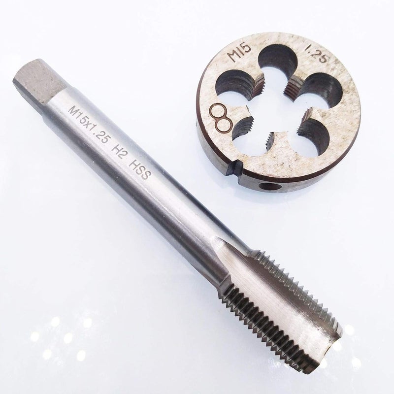 Yodaoke صنبور HSS M15 x 1.25mm وموتور M15 x 1.25mm خيط متري يدوي يمين - Image 4