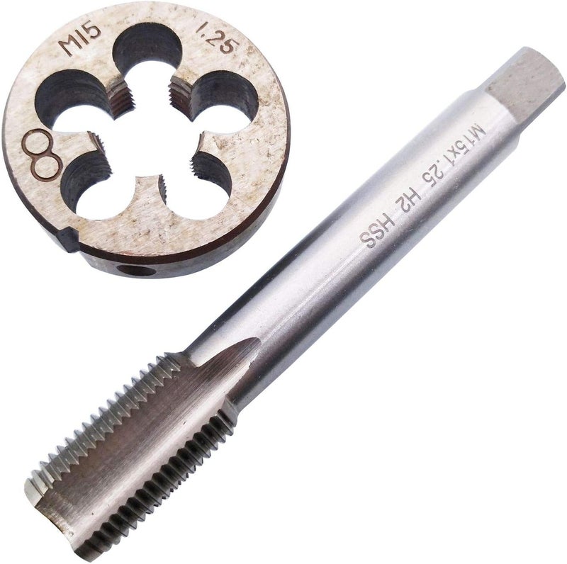 Yodaoke صنبور HSS M15 x 1.25mm وموتور M15 x 1.25mm خيط متري يدوي يمين - Image 1