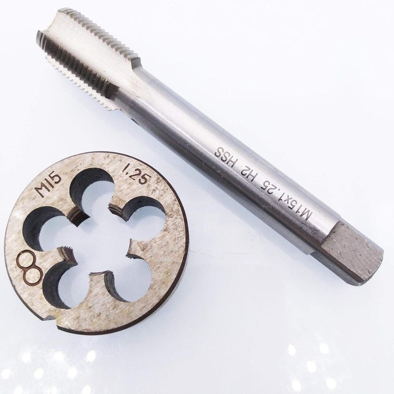 Yodaoke صنبور HSS M15 x 1.25mm وموتور M15 x 1.25mm خيط متري يدوي يمين - Image 2