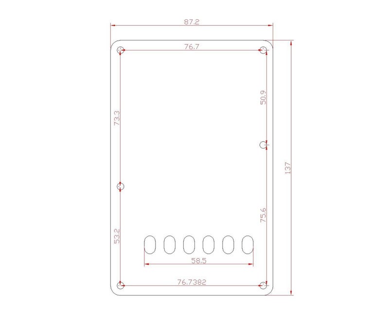 KAISH Guitar HSS Pickguard and Tremolo Trem Cover Back Plate fits Yamaha PACIFICA Guitar White Pearl - Image 4