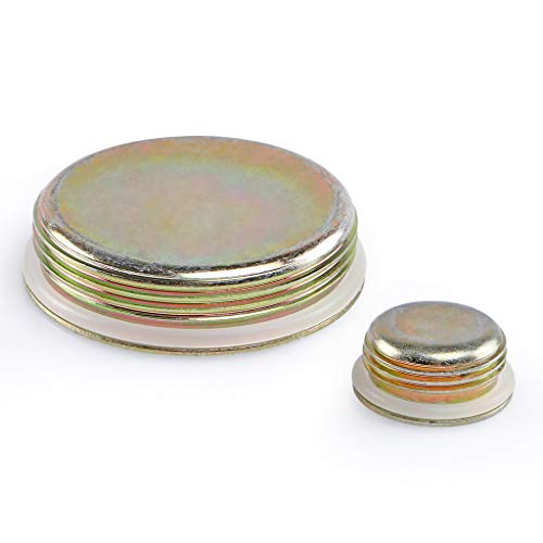Sanbege Drum Bung Plug, 2" and 3/4" Steel Bung Cap for 55 Gallon Barrels, Drums, Pack of 8 - Image 4