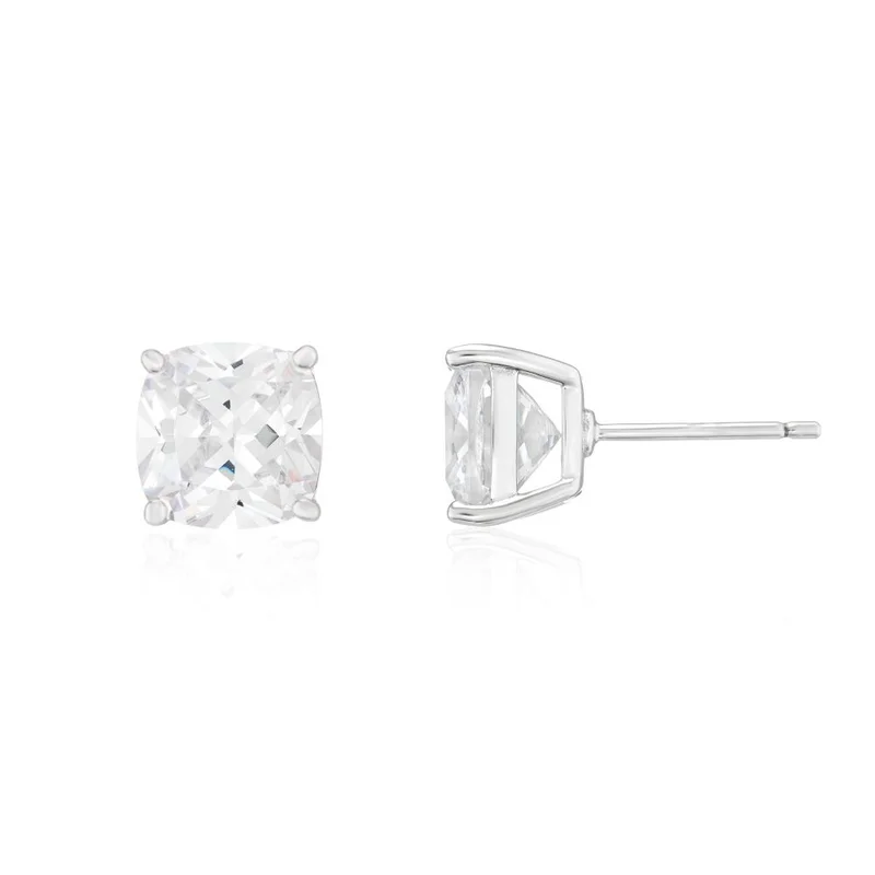 BUCKLEY LONDON BUCKLEY LONDON THE FLAWLESS COLLECTION - CUSHION SOLITAIRE EARRINGS