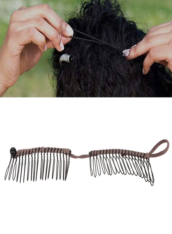 Cryfokt 2PCS Banana Hair Clips, Large Double Vintage Clincher Combs Tool for ThickWavy Curly Hair, No Crease All Day Hold Hair Clips for Curly Thick Wavy Curly Hair Ponytail (Grey) - Image 3