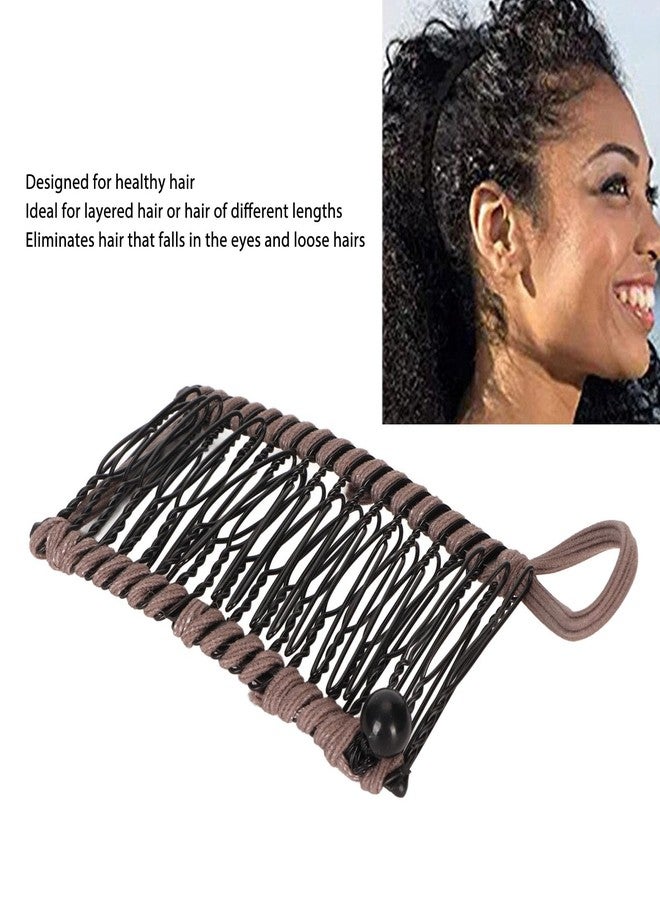 Cryfokt 2PCS Banana Hair Clips, Large Double Vintage Clincher Combs Tool for ThickWavy Curly Hair, No Crease All Day Hold Hair Clips for Curly Thick Wavy Curly Hair Ponytail (Grey) - Image 5