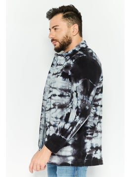 Wrangler Men Tie Dye Long Sleeve Denim Jacket, Multicolor  - Image 3