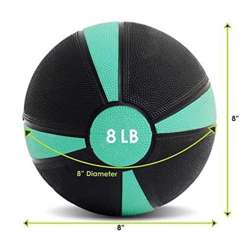 ProsourceFit Weighted Medicine Ball for Full Body Workouts, 8 lb. - Image 3