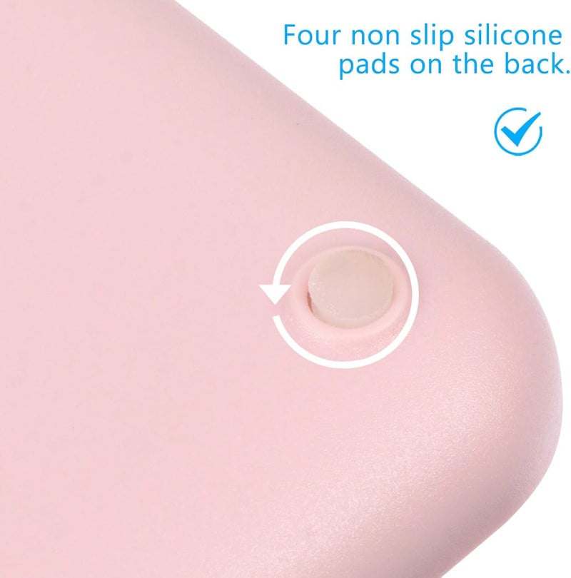 Didiseaon Digit Portable Electronic Calculator with Large LCD Display Standard Function Office Desk Calculator for School Home Business Use Lightweight Abs Acrylic Material Pink - Image 2