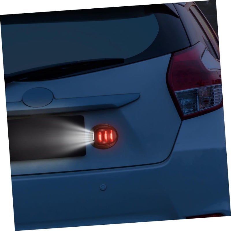 قطعتان من مصابيح لوحة الترخيص LED البيضاء سهلة التركيب تعزز السلامة والرؤية - Image 4