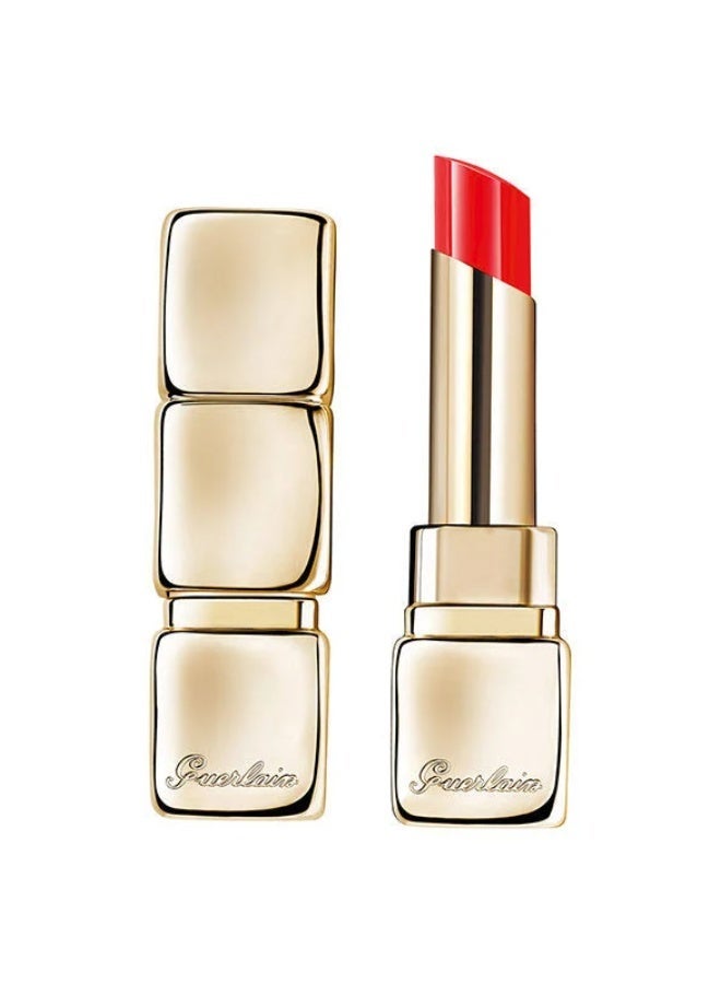 Guerlain KissKiss Shine Bloom Plumping Shine Lip Color 520 Love Bloom 3.2g - Image 1