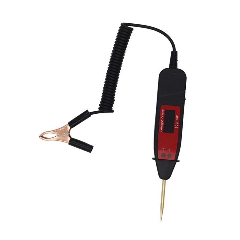Digital Circuit Tester with LCD Display Voltage Test Pen for Car Truck Electrical Repair - Image 2