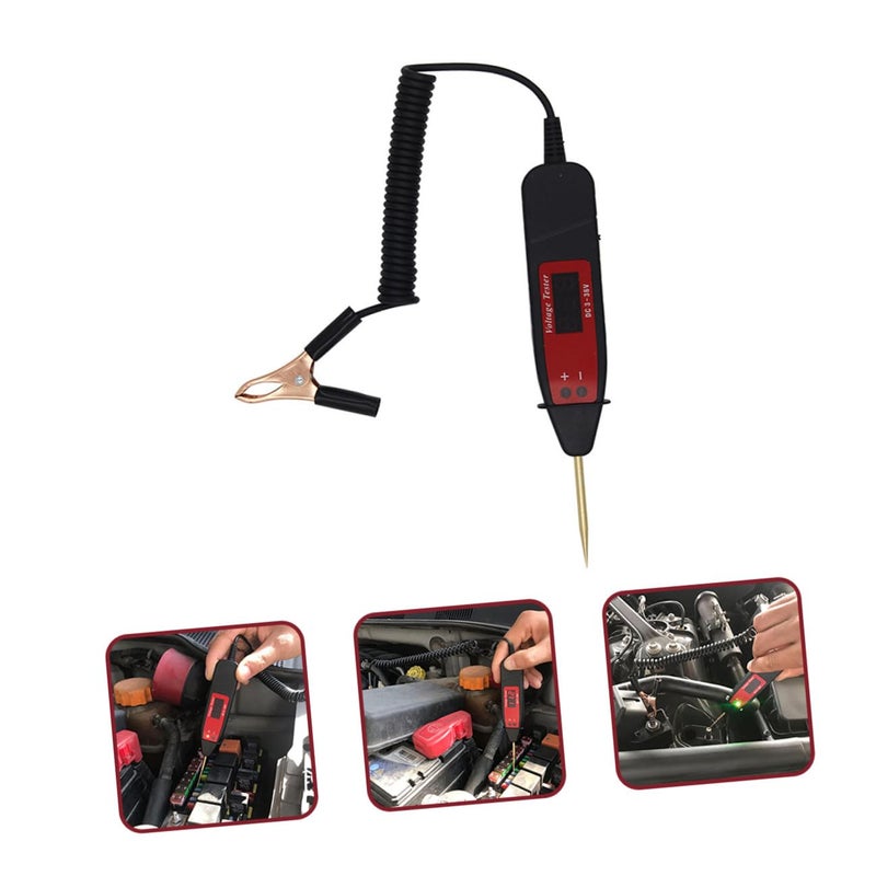 Digital Circuit Tester with LCD Display Voltage Test Pen for Car Truck Electrical Repair - Image 4
