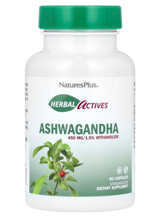 Herbal Actives Ashwagandha 450 mg 60 Capsules