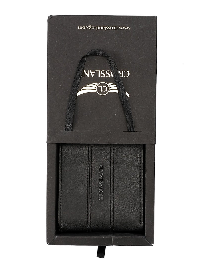 CROSSLAND Men's Genuine Leather Billfold Wallet - 8 Card Slots - RFID Blocking - Image 2