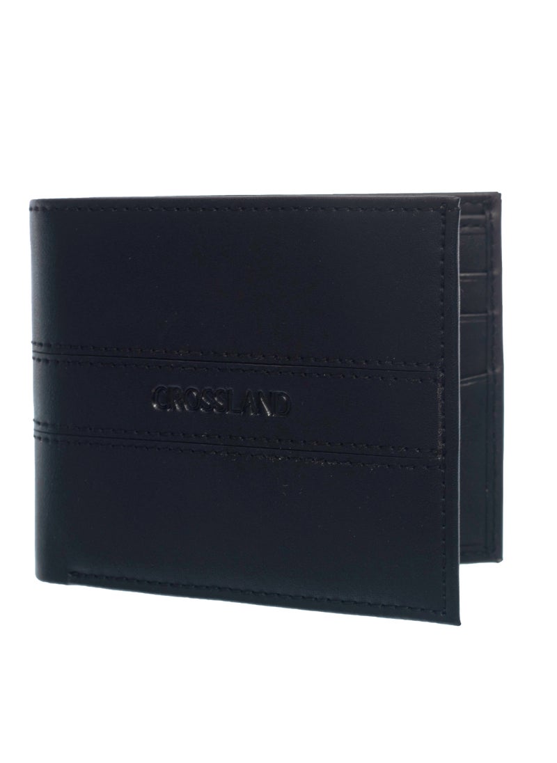 Crossland CROSSLAND Men's Genuine Leather Billfold Wallet - 8 Card Slots - RFID Blocking  - Image 3