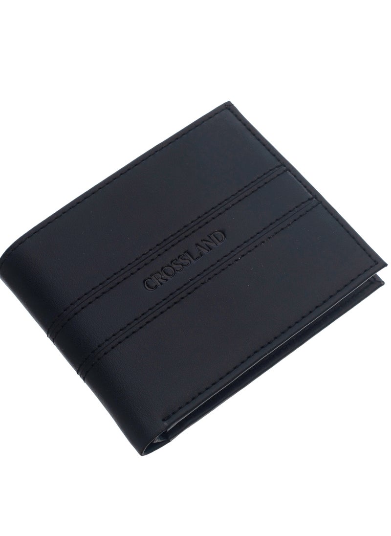 Crossland CROSSLAND Men's Genuine Leather Billfold Wallet - 8 Card Slots - RFID Blocking  - Image 2