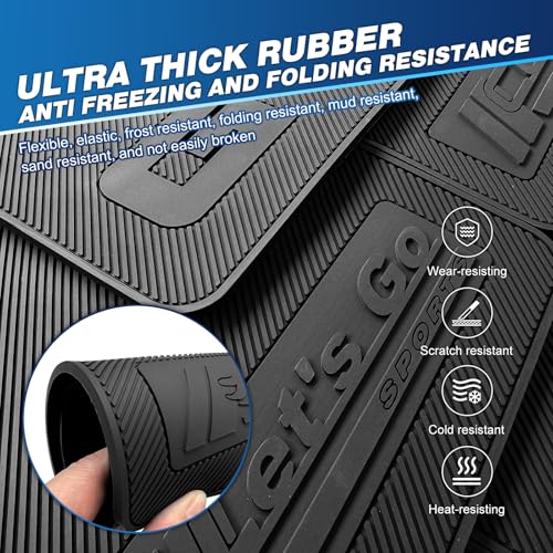 QUYDDC 4 Pcs Universal Black Soft Rubber Mud Flaps - Prevent Mud Splashes, Enhance Appearance, Easy Install, Waterproof & Scratch Resistant - Ideal for Sedan SUV and Urban/Suburban Cars -MAN - Image 4