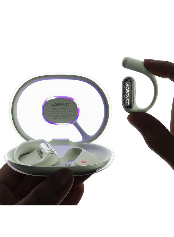 أسيفاست سماعات أذن AceFit Pro المفتوحة، وقت تشغيل يصل إلى 30 ساعة، وضع الأمان الليلي للرياضة، صوت جهير قوي، 7.6 جرام فائق الراحة، بلوتوث 5.4، شاشة رقمية، سماعات أذن رياضية IP54 للجري والتمارين الرياضية - أخضر - Image 5