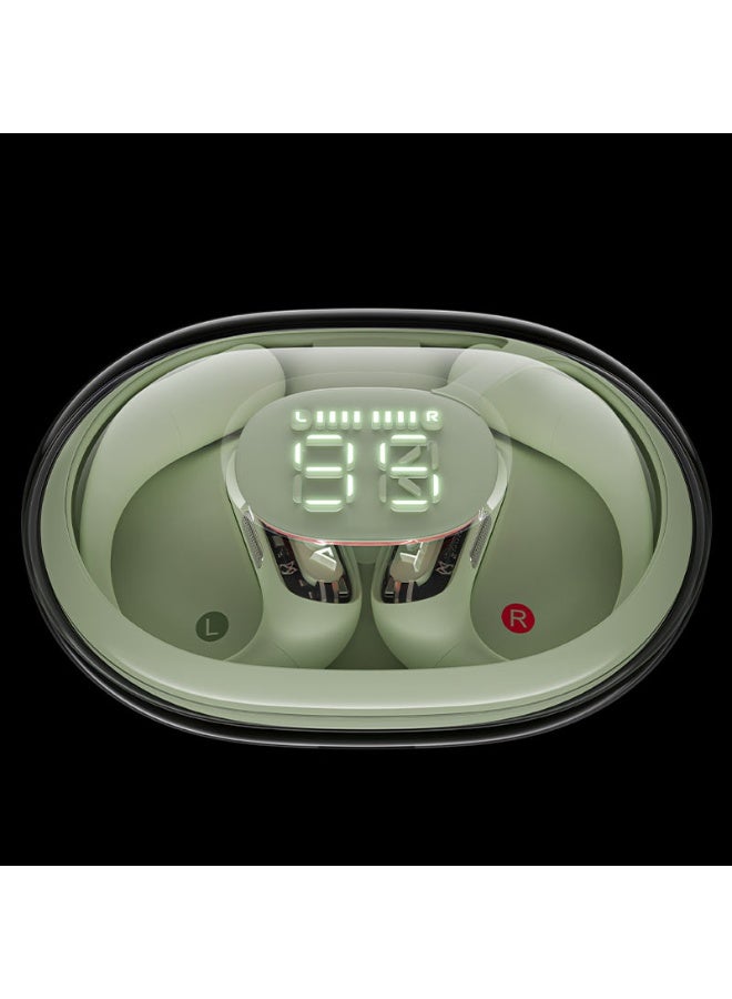 أسيفاست سماعات أذن AceFit Pro المفتوحة، وقت تشغيل يصل إلى 30 ساعة، وضع الأمان الليلي للرياضة، صوت جهير قوي، 7.6 جرام فائق الراحة، بلوتوث 5.4، شاشة رقمية، سماعات أذن رياضية IP54 للجري والتمارين الرياضية - أخضر - Image 3