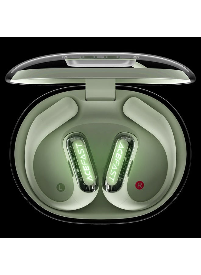 أسيفاست سماعات أذن AceFit Pro المفتوحة، وقت تشغيل يصل إلى 30 ساعة، وضع الأمان الليلي للرياضة، صوت جهير قوي، 7.6 جرام فائق الراحة، بلوتوث 5.4، شاشة رقمية، سماعات أذن رياضية IP54 للجري والتمارين الرياضية - أخضر - Image 4