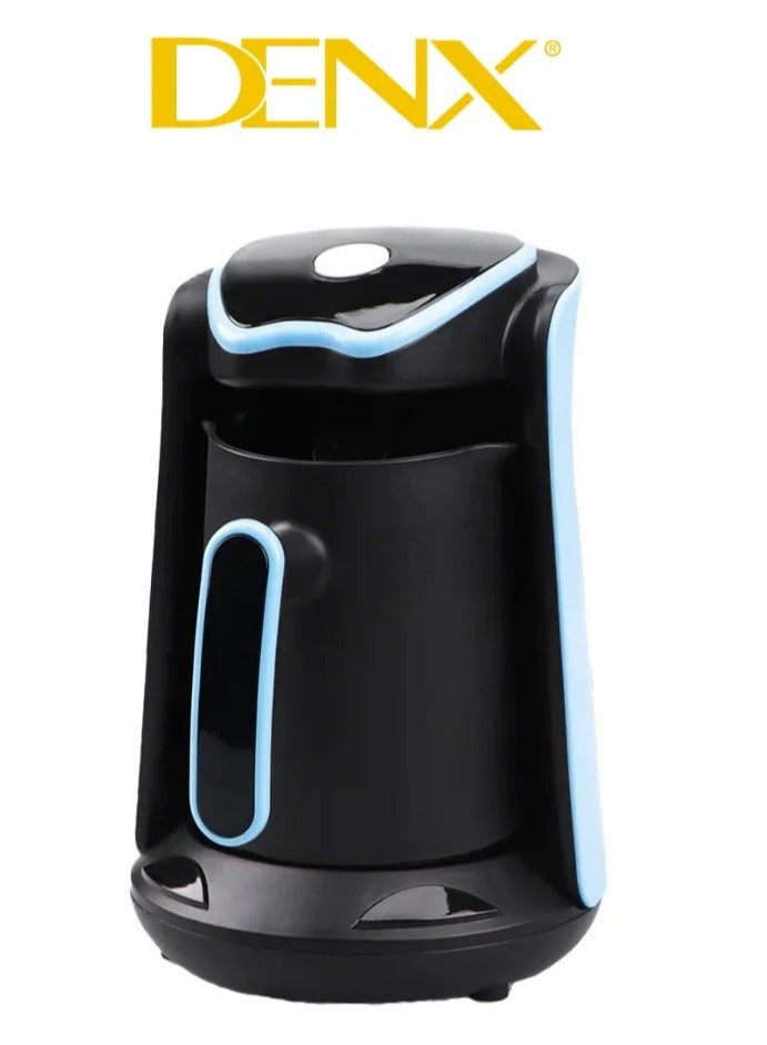 Denx Turkish Coffee Maker Can Make Upto 4 Cups of Coffee in 4 Minutes or Less 600W Black DX2528 - Image 2
