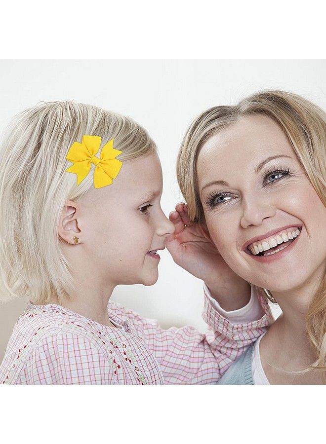 PALAY 20 Pieces Hair Bows For Kids Girls3 Inch Grosgrain Ribbon Hair Bows Alligator Clips For Baby Girls Hair Accessories - Image 3