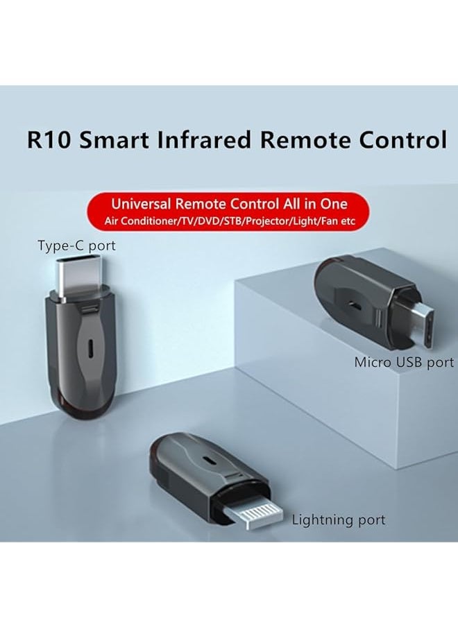 erorex - Mini Smartphone Ir Remote Controller Adapter For Smart Phone Mini Infrared Universal Smart Control For Home Appliances All In One Lightning For Iphone 1 Pcs - Image 1