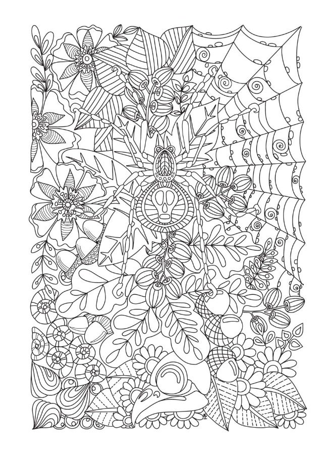Dover Creepy & Crafty Coloring Book: Haunting Scenes for Creative Coloring  - Image 4