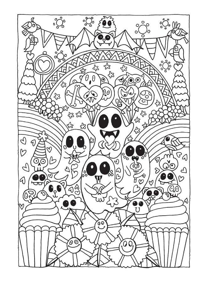 Dover Creepy & Crafty Coloring Book: Haunting Scenes for Creative Coloring  - Image 3