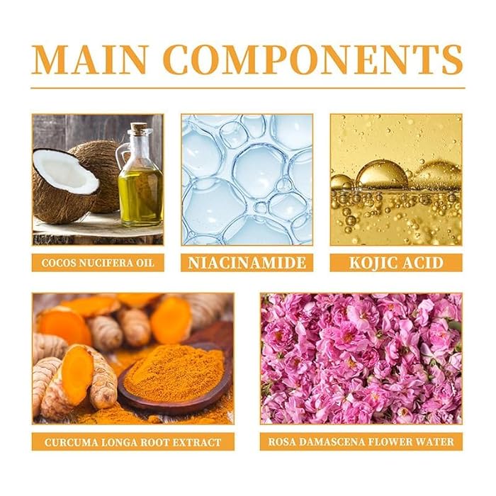 HABOHUSE Turmeric Wash and Care Two Piece Set, Turmeric Soap & Face Wash with Brush, Foaming Mousse Facial Deep Cleansing Exfoliating for Face & Body Skin Care (2,2Set) - Image 5